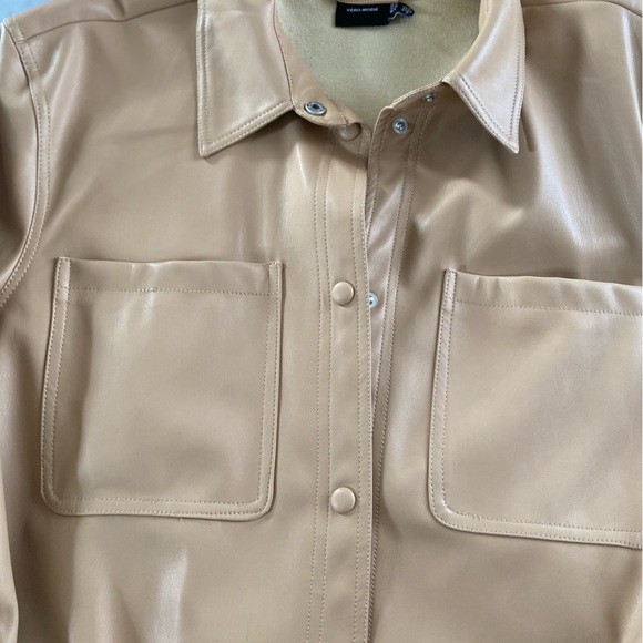 Vero Moda Vegan Leather Jacket - Picture 7 of 10